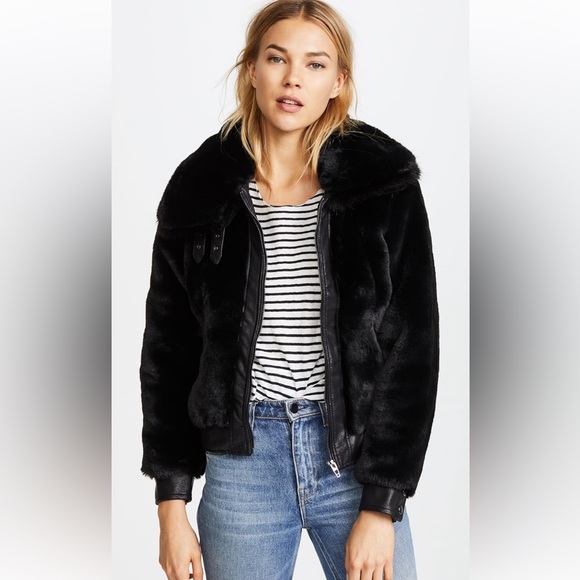 NEW‼️REVOLVE / BLANKNYC - Black Noise Coat (Size M) - Picture 9 of 11